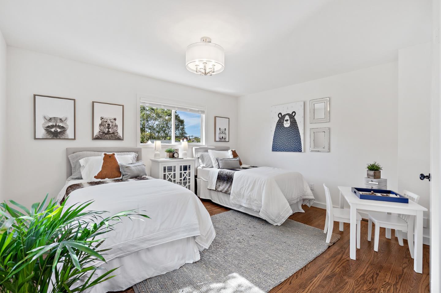 2218 Hale Drive Burlingame, CA 94010 - Photo 40 of 45 a bed room with two beds and a table