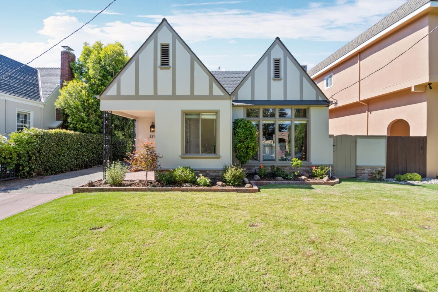2218 Hale Drive Burlingame, CA 94010 - Photo 5 of 45 a front view of house with yard and green space