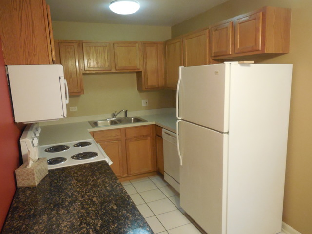 2100 Light Road, Unit 207 Oswego, IL 60543 - Photo 7 of 14 a kitchen with a refrigerator and a stove
