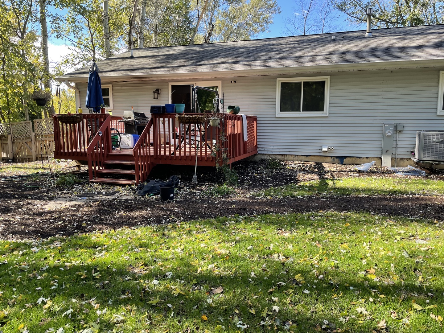 33582 North State Road Genoa, IL 60135 - Photo 20 of 21 a view of a house with backyard and swimming pool