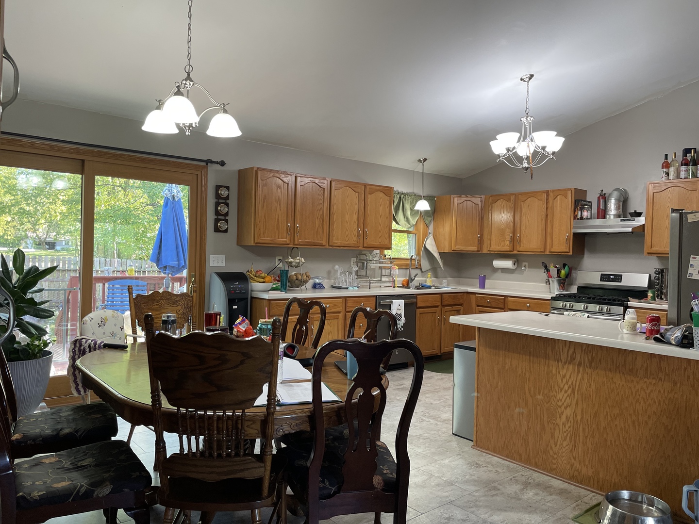 33582 North State Road Genoa, IL 60135 - Photo 5 of 21 a view of a dining room with furniture window and outside view