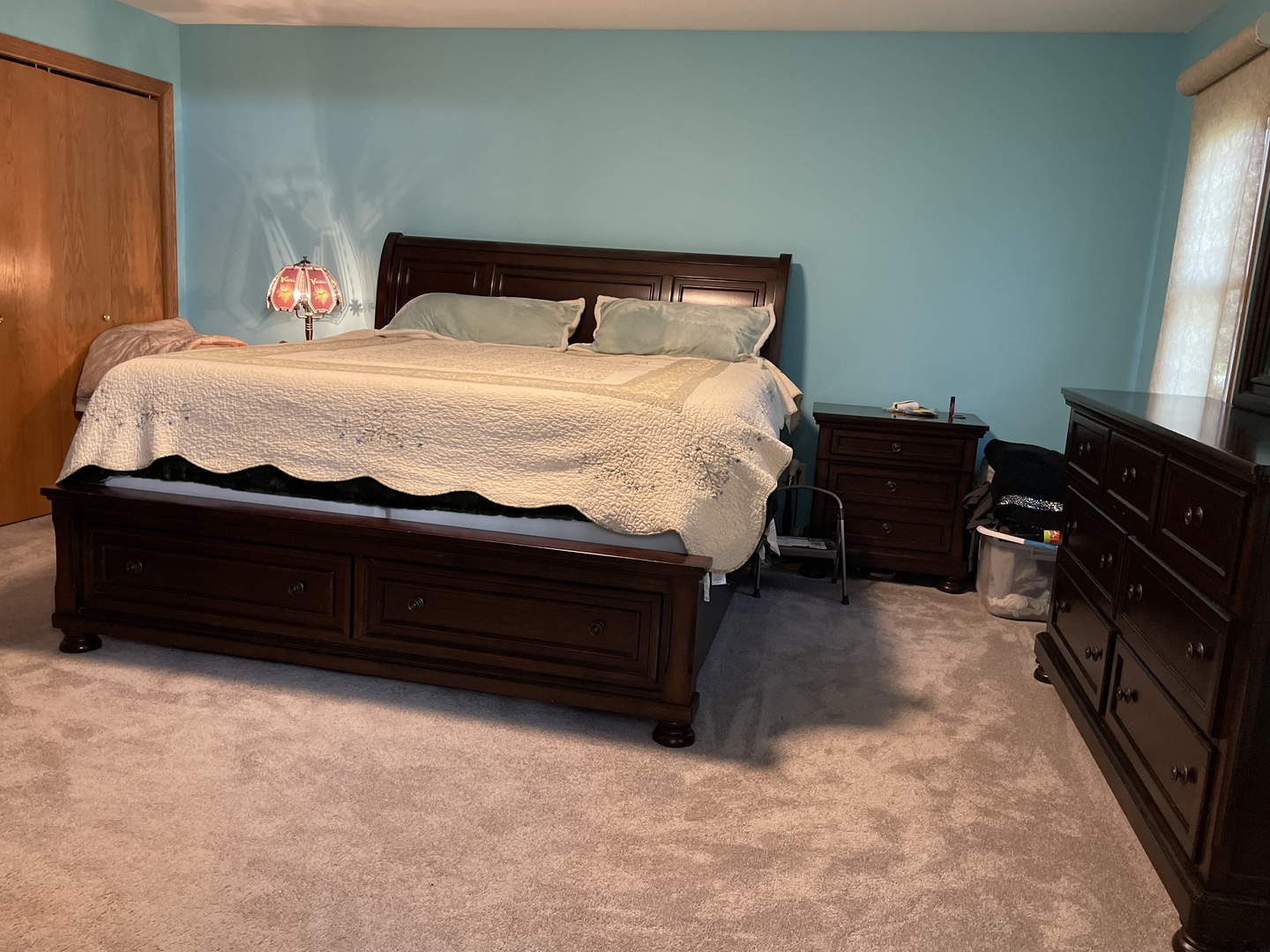 33582 North State Road Genoa, IL 60135 - Photo 10 of 21 a bedroom with a bed and a window