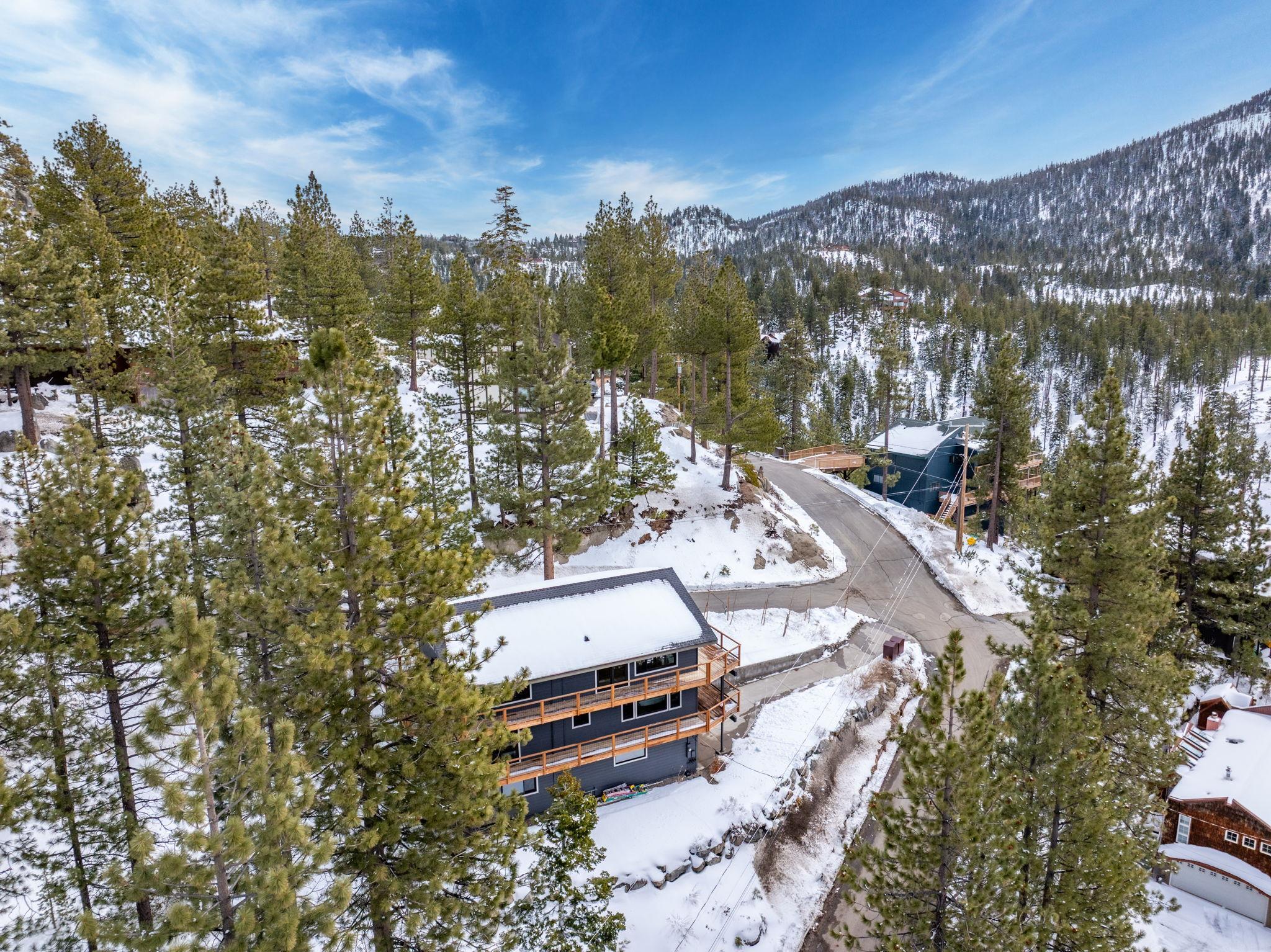 520 Laurel Lane Stateline, NV 89449 - Photo 26 of 27 an aerial view of a house with a mountain