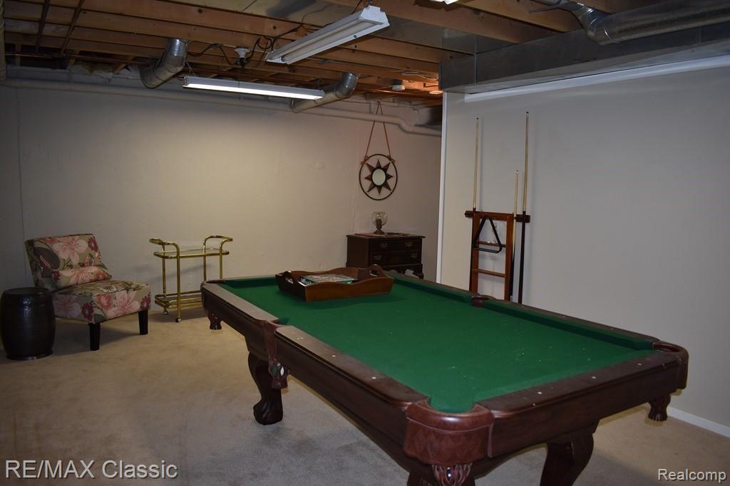365 East Dawson Road Milford, MI 48381 - Photo 41 of 57 basement pool table area.jpg