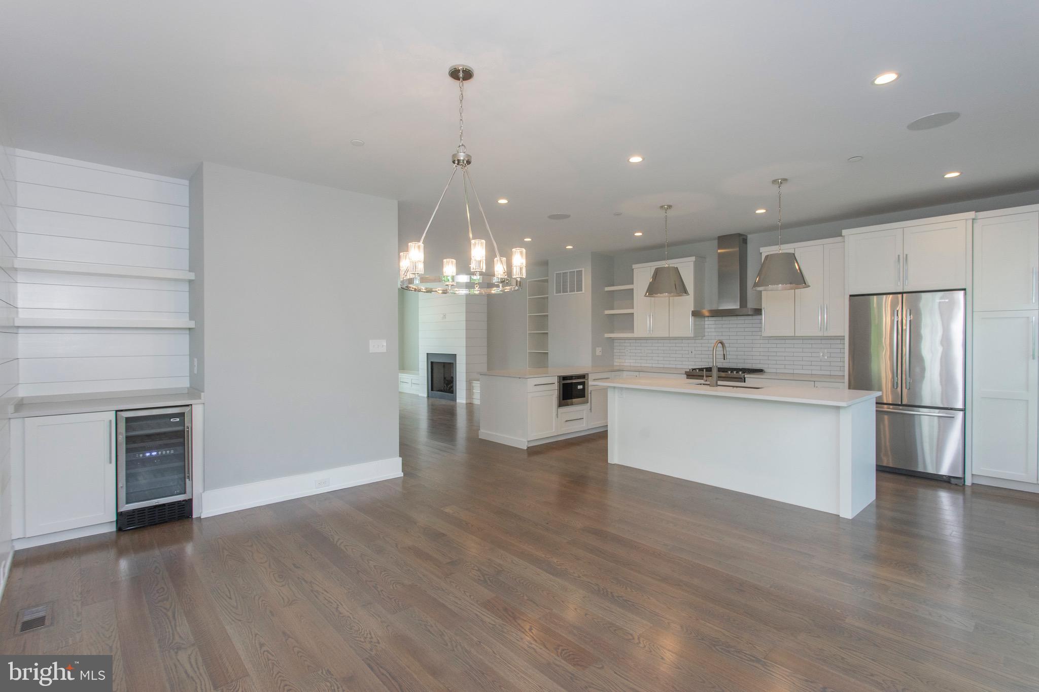 20 Price Avenue Narberth, PA 19072 - Photo 19 of 56 Dining room with beverage refrigerator and built-i