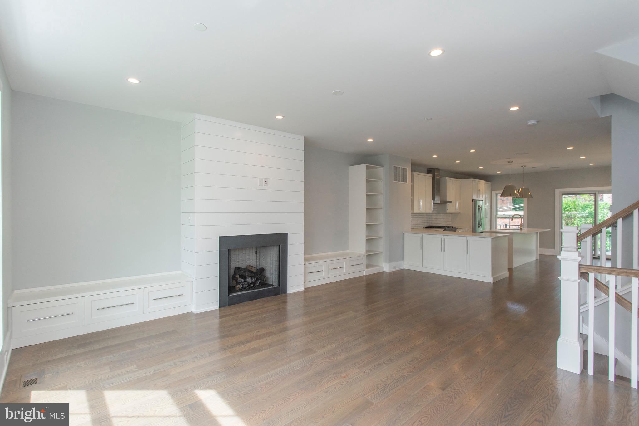 20 Price Avenue Narberth, PA 19072 - Photo 4 of 56 Living Room with gas fireplace and built-ins