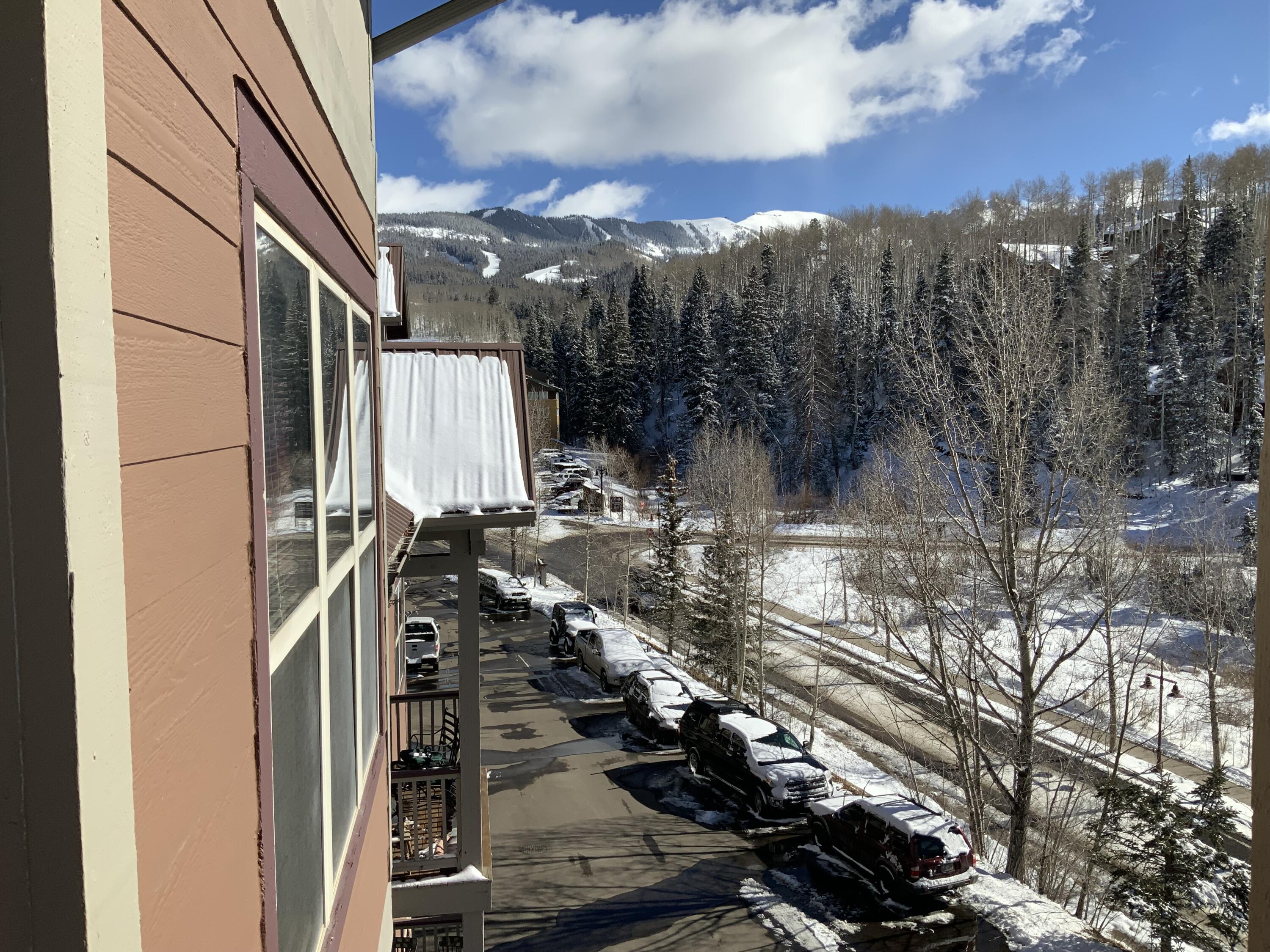 327 Adams Ranch Road, Unit 303 Mountain Village, CO 81435 - Photo 9 of 9 Deck View
