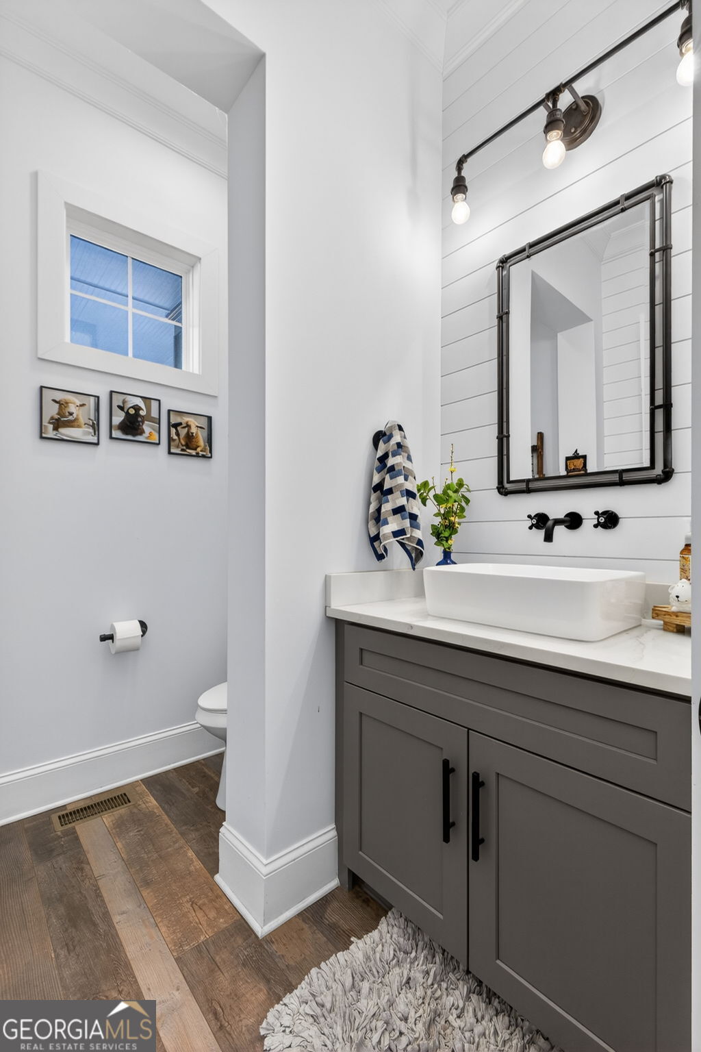 285 Dial Mill Road Oxford, GA 30054 - Photo 42 of 85 a bathroom with a sink and a mirror