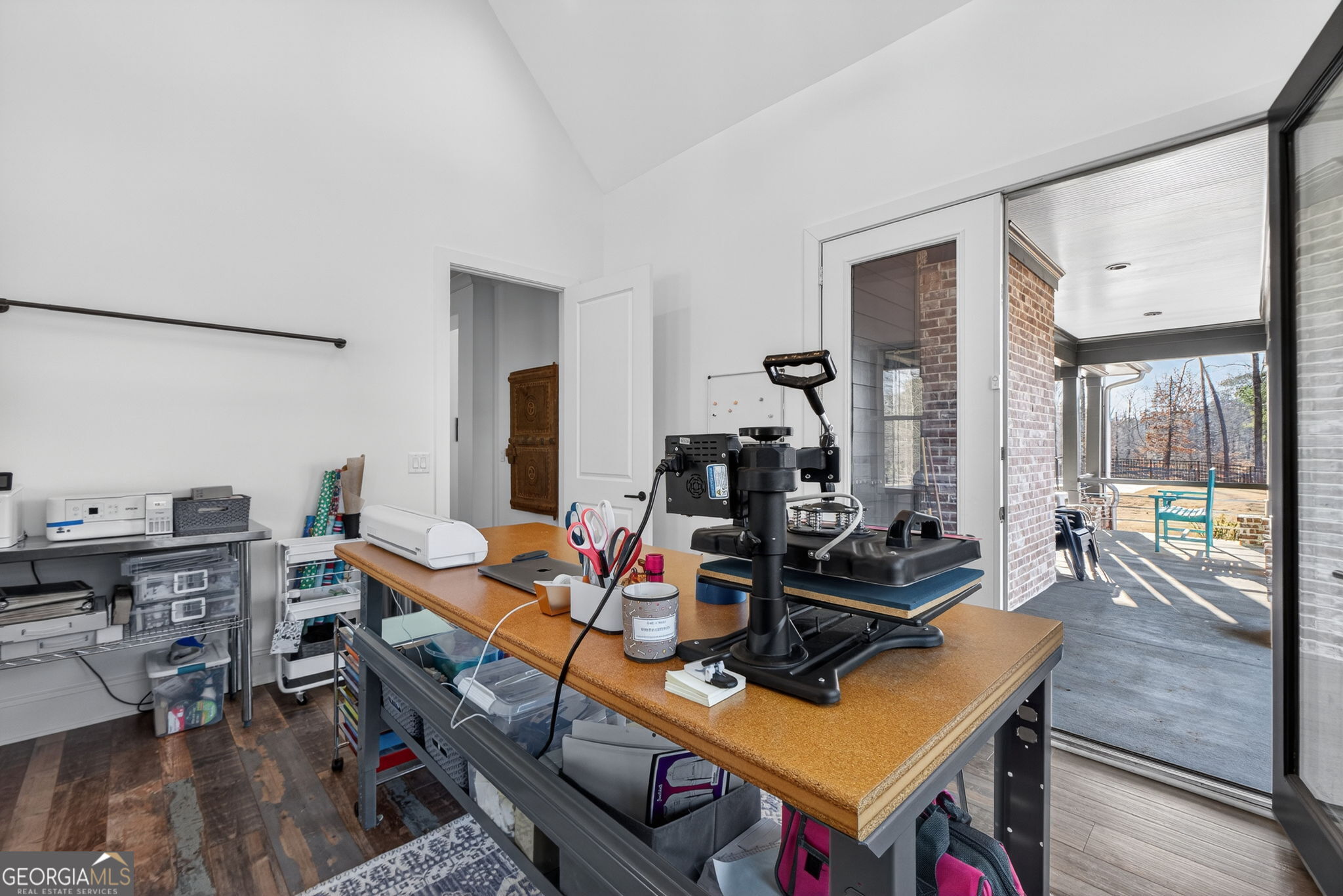285 Dial Mill Road Oxford, GA 30054 - Photo 45 of 85 a living room with furniture a wooden floor and next to a window