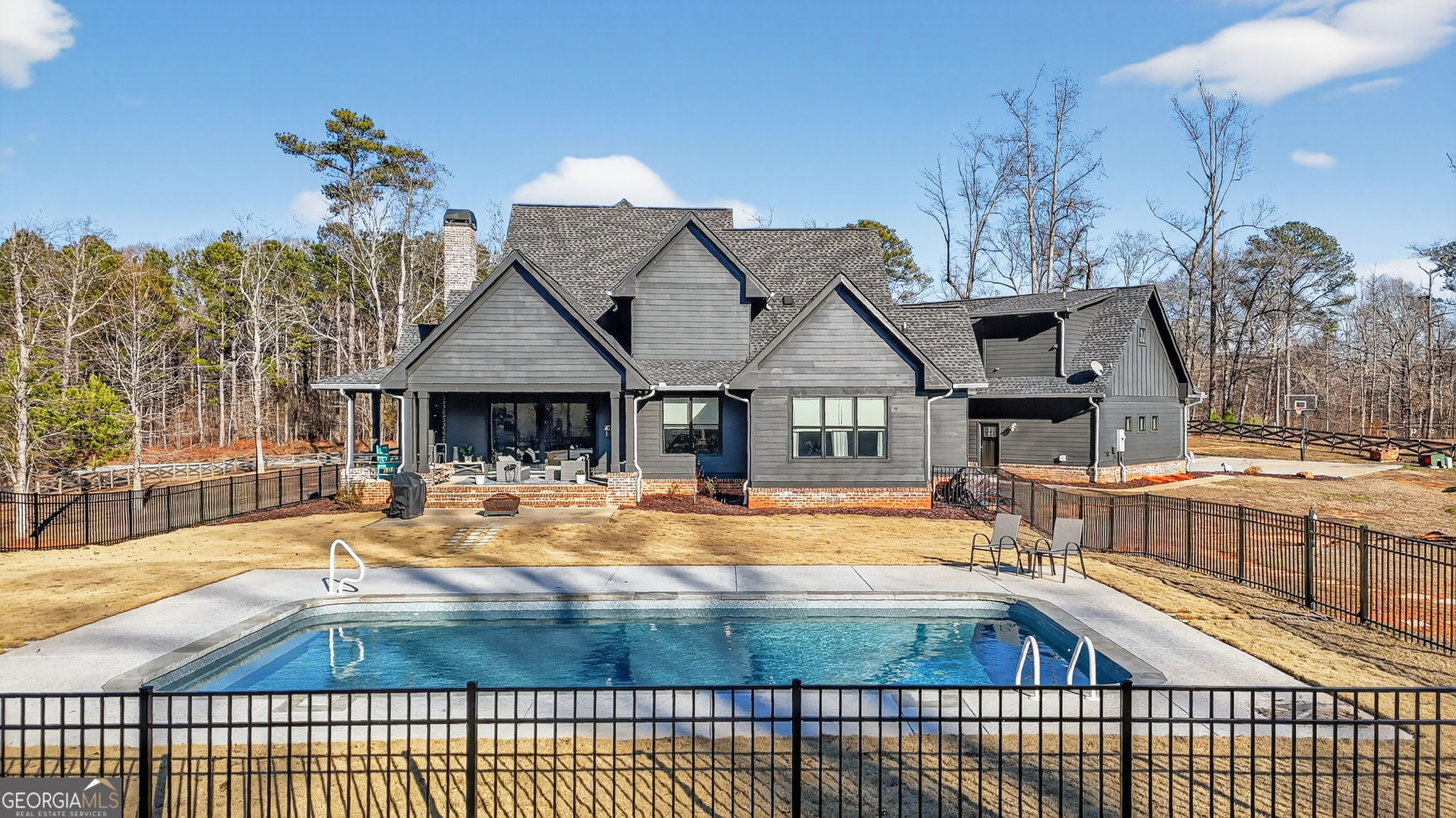 285 Dial Mill Road Oxford, GA 30054 - Photo 70 of 85 a view of a house with swimming pool