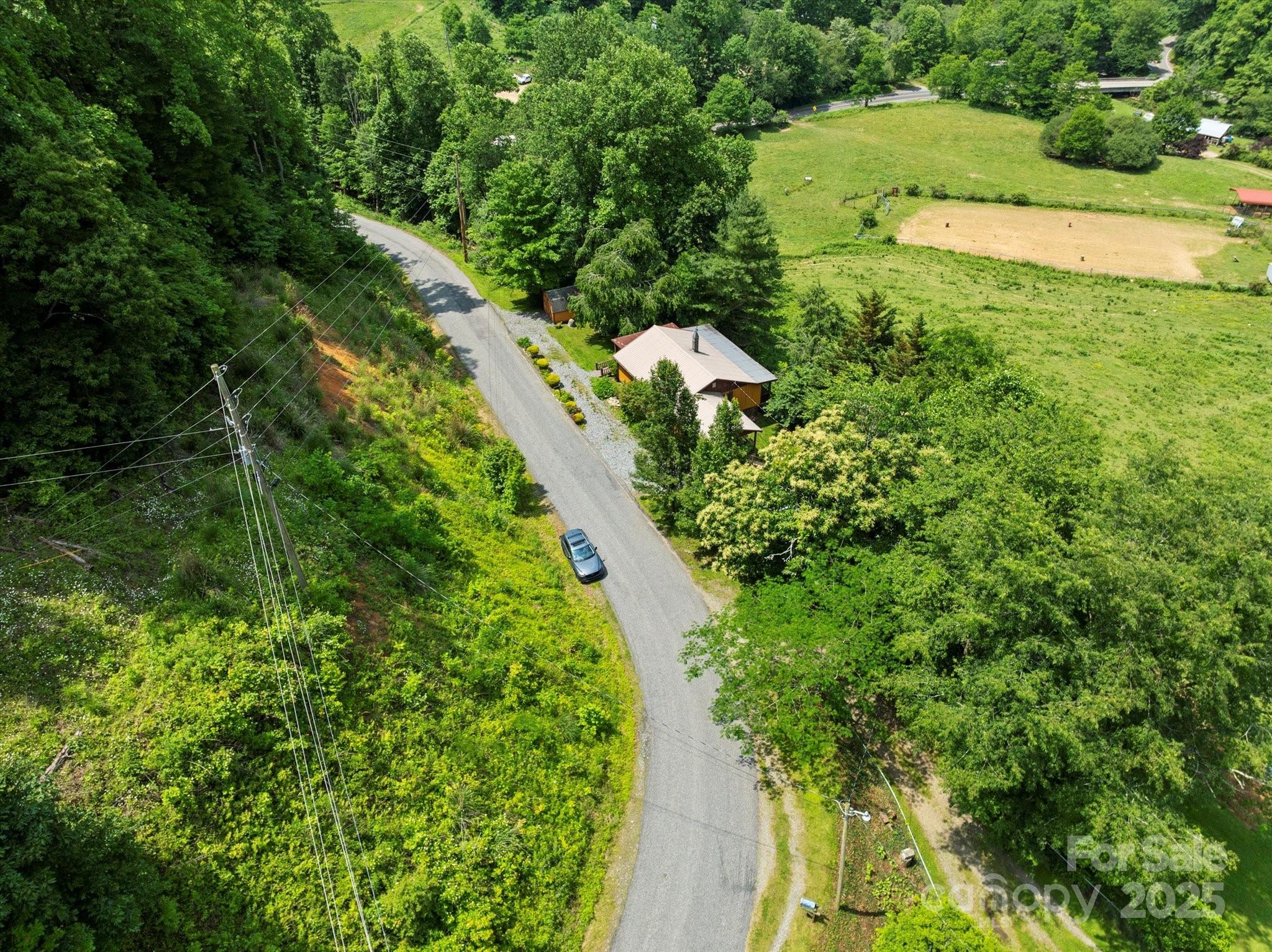 139 Ivy Ridge Church Road Mars Hill, NC 28754 - Photo 35 of 37 a view of a garden with a house