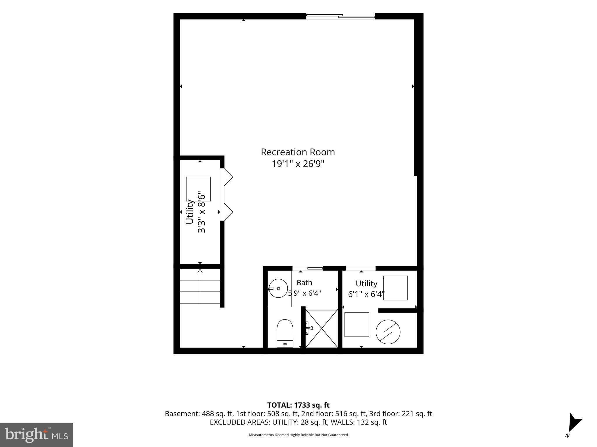8812 Fox Circle Perry Hall, MD 21128 - Photo 12 of 44 Fully finished lower level w/full bathroom