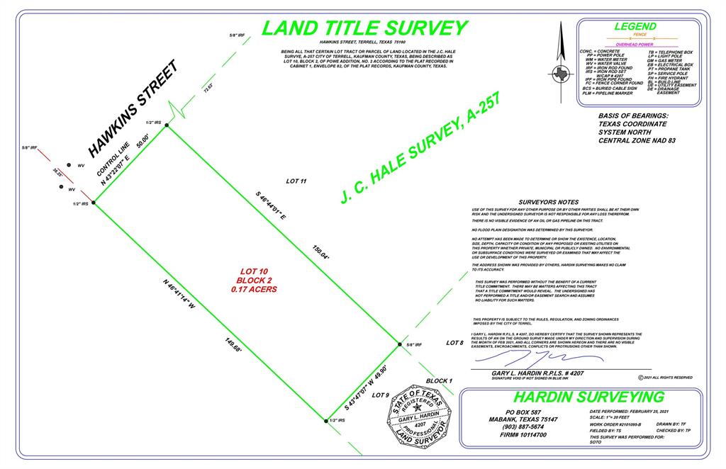 0 Hawkins Street Terrell, TX 75160 - Photo 4 of 4 unknown