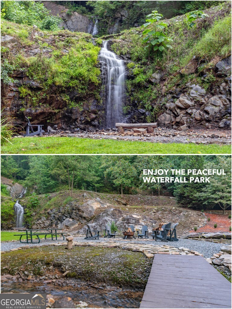 93 High Chapperal Crest Murphy, NC 28906 - Photo 4 of 12 a view of a bench with a yard
