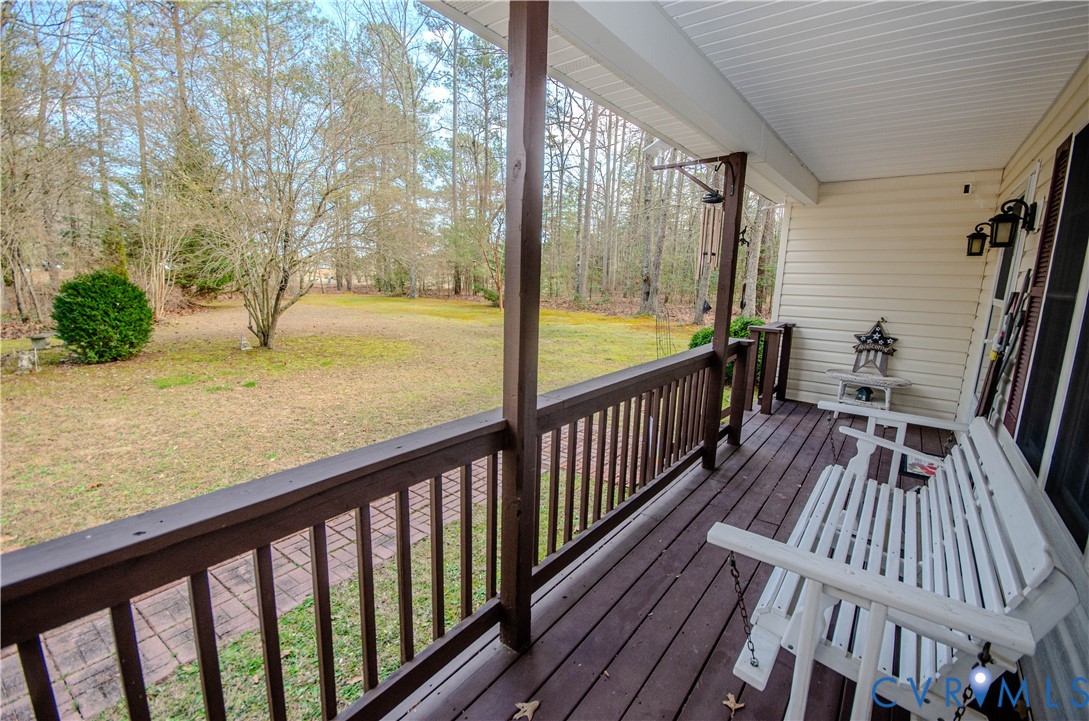 5200 Olivet Church Road Providence Forge, VA 23140 - Photo 2 of 34 Peaceful Porch overlooking the front yard