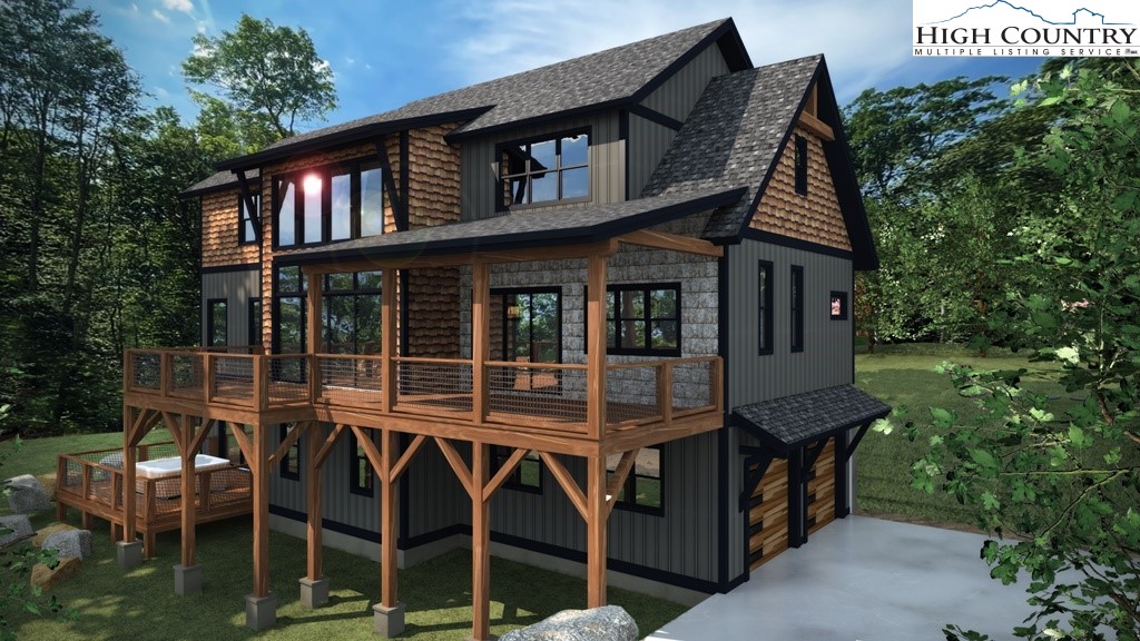 Lot 41 Mossy Creek Boone, NC 28607 - Photo 49 of 49 a view of a house with backyard and sitting area