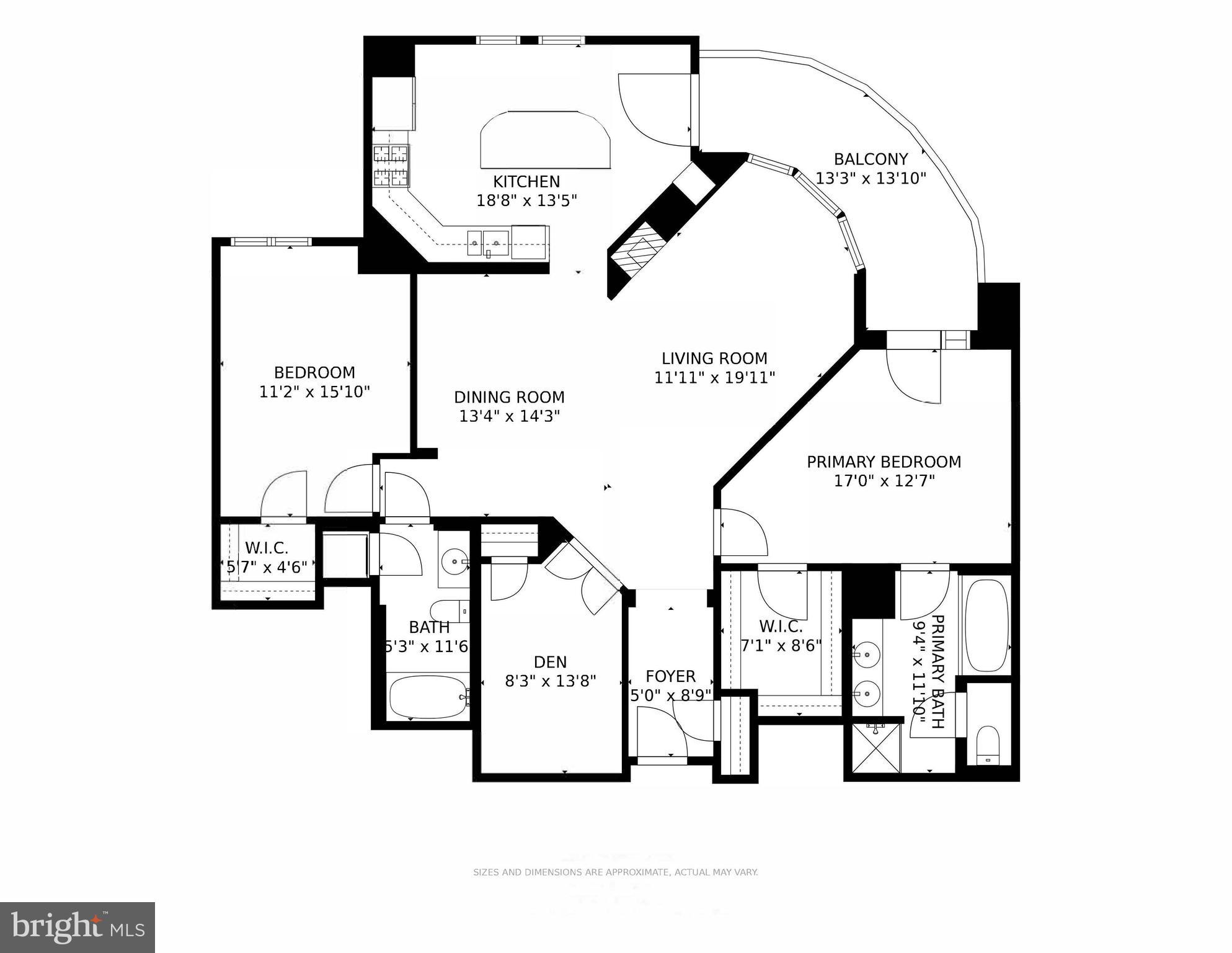 11990 Market Street, Unit 611 Reston, VA 20190 - Photo 50 of 50 Floor Plan