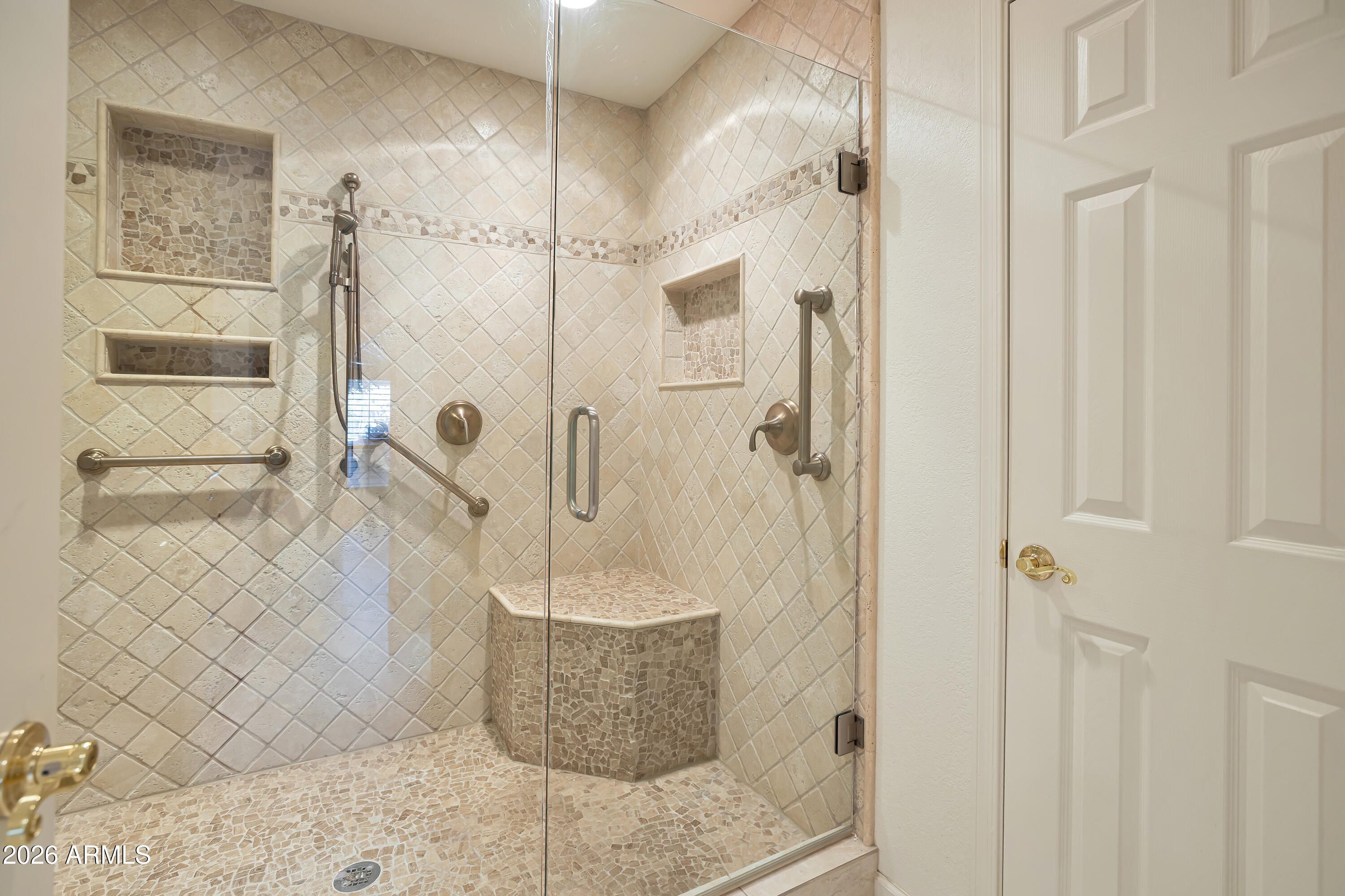 4610 East Monte Way Phoenix, AZ 85044 - Photo 27 of 44 a bathroom with a shower