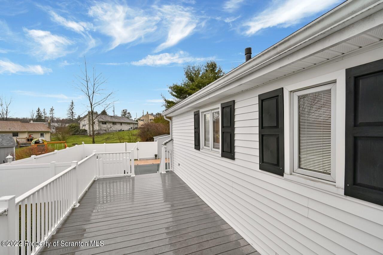 807 Layton Road Clarks Summit, PA 18411 - Photo 53 of 73 a view of a roof deck with couches