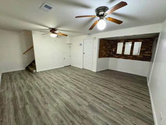 wooden floor in an empty room