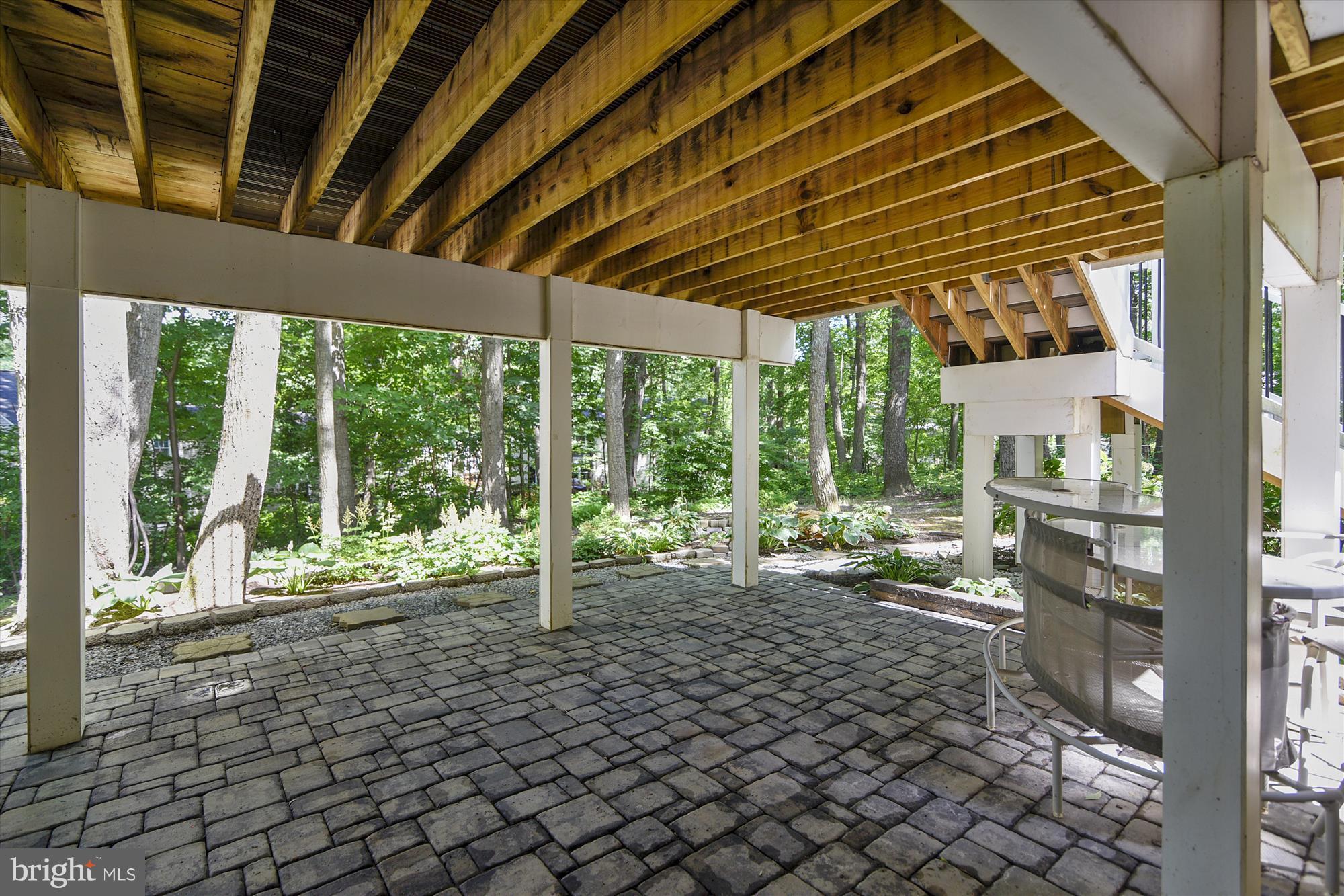 2017 Homer Terrace Reston, VA 20191 - Photo 25 of 30 Paver patio below new deck