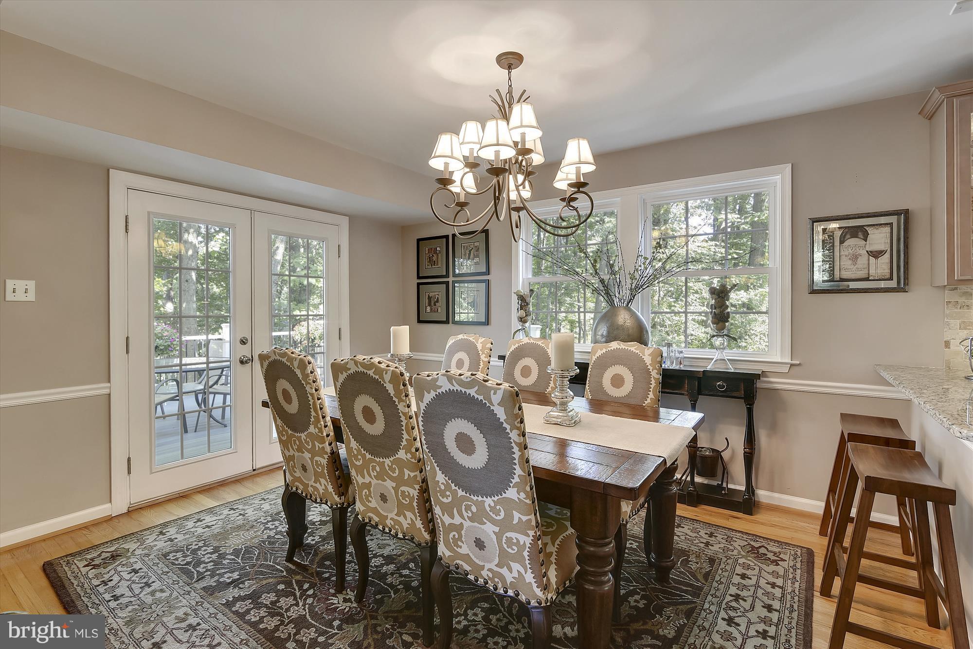 2017 Homer Terrace Reston, VA 20191 - Photo 4 of 30 Dining walks out to deck