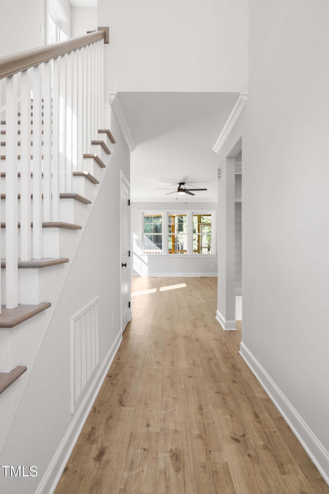 4948 Zebulon Road Zebulon, NC 27597 - Photo 4 of 35 a view of entryway with wooden floor