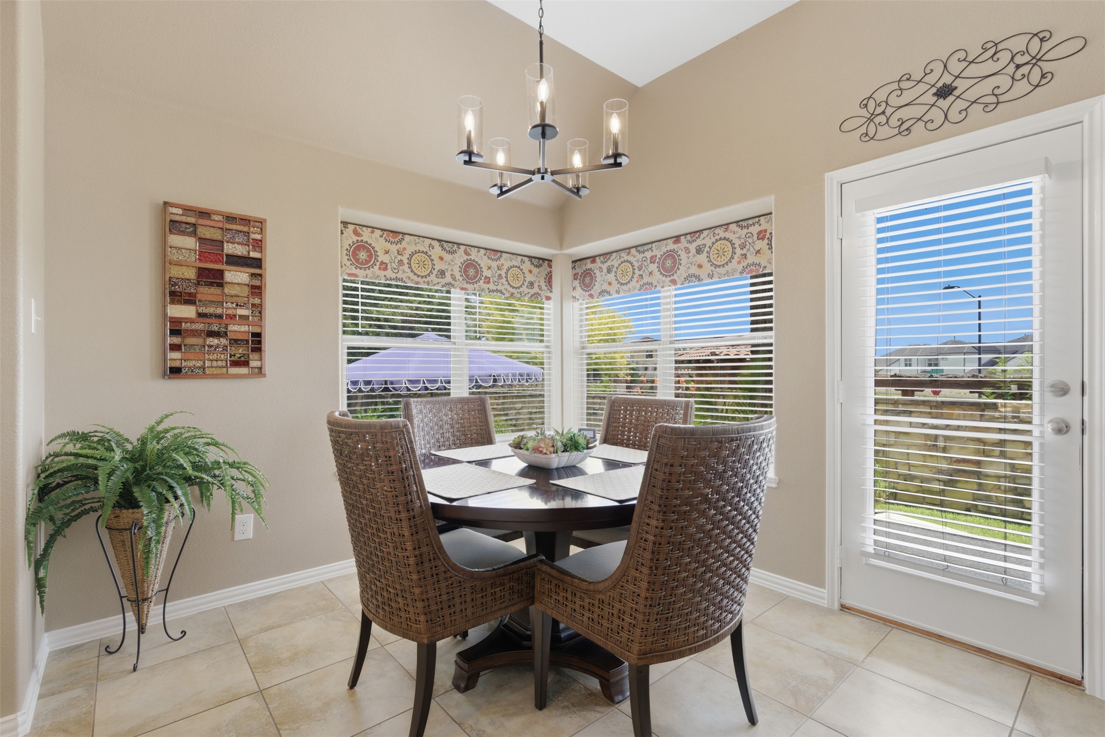 2568 Santa Barbara Loop Round Rock, TX 78665 - Photo 12 of 34 a view of a dining room with furniture window and outside view