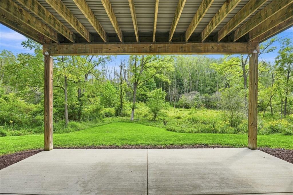 494 Ross Road Eighty Four, PA 15330 - Photo 39 of 50 Concrete patio off lower level. gas line for a grill!
