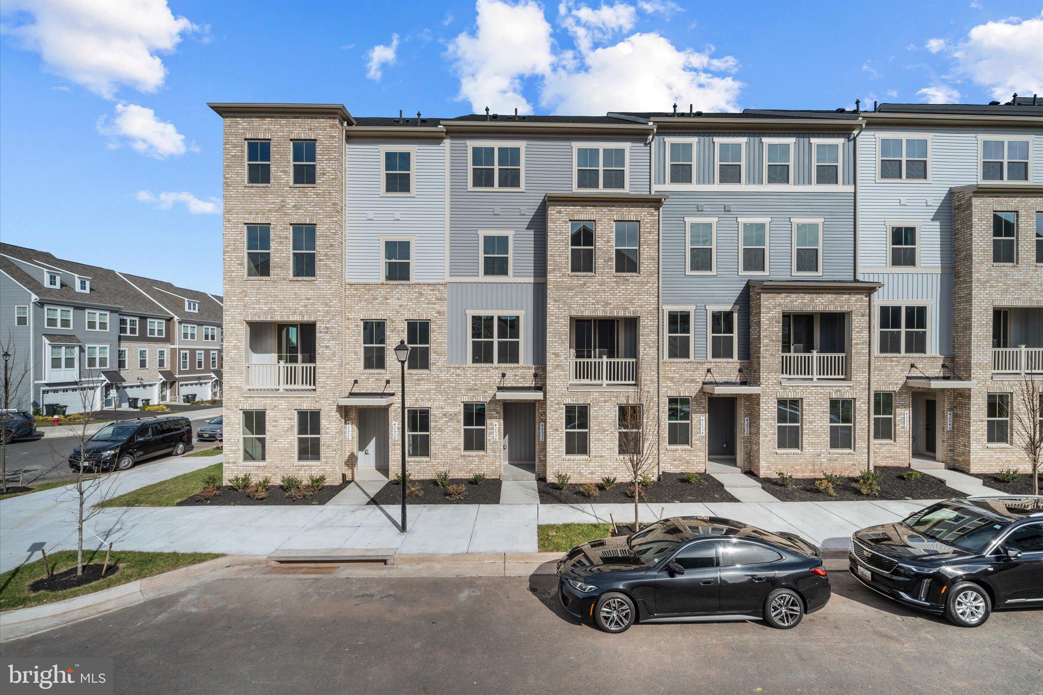 a car parked in front of a building