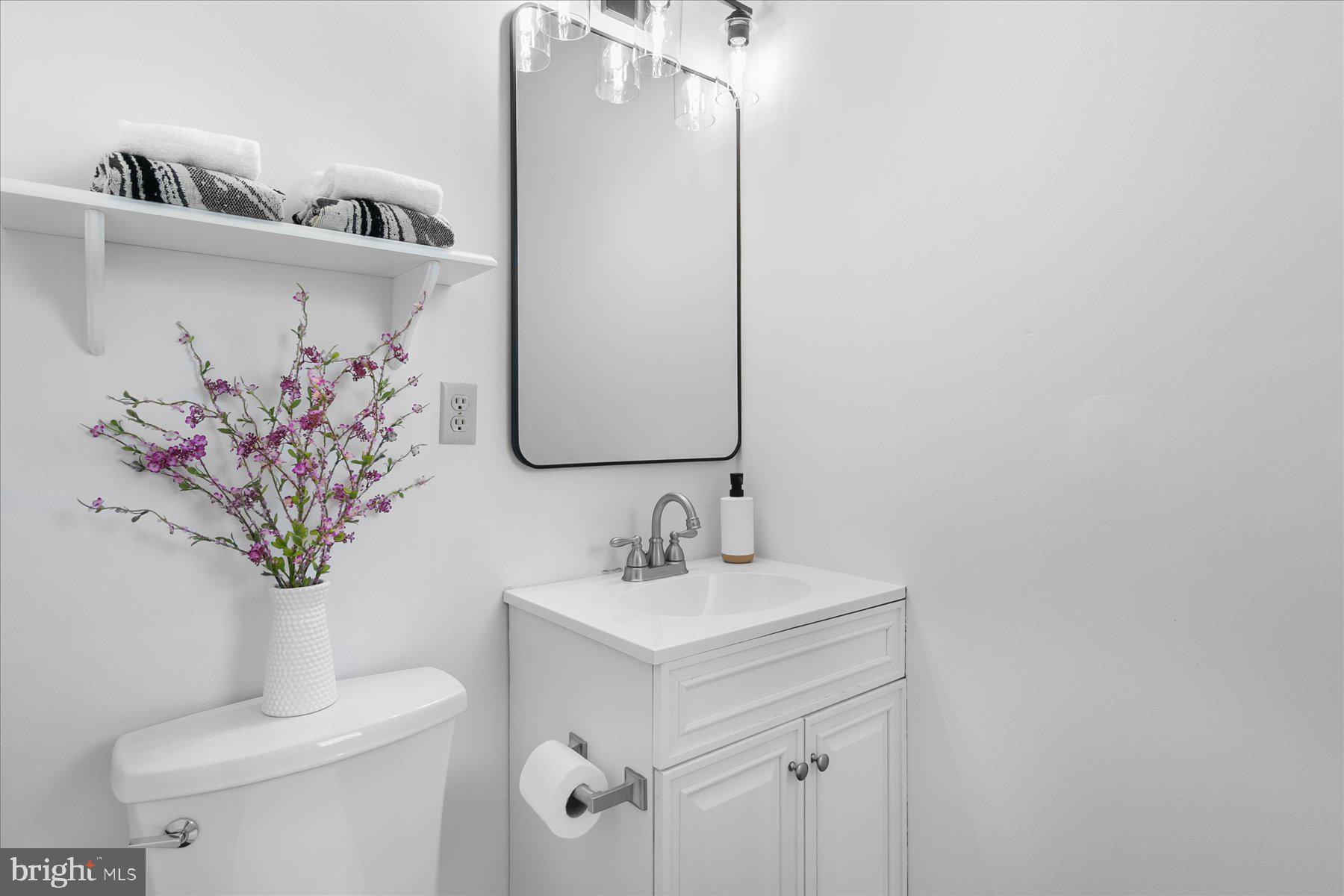 39692 Kittiwake Road Bethany Beach, DE 19930 - Photo 23 of 32 a bathroom with a sink vanity and a mirror