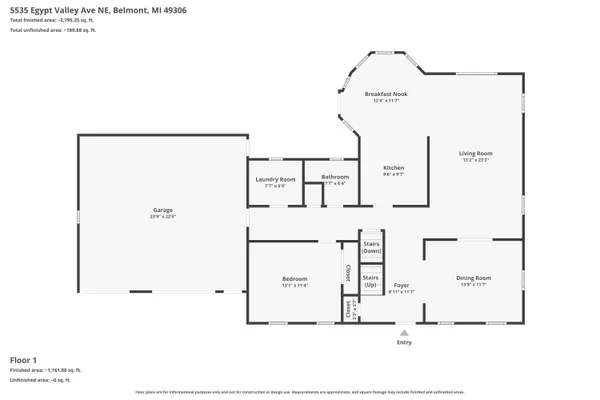$684,900 | 5535 Egypt Valley Avenue Northeast, Belmont, MI 49306