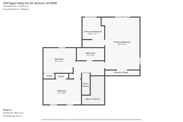 $684,900 | 5535 Egypt Valley Avenue Northeast, Belmont, MI 49306