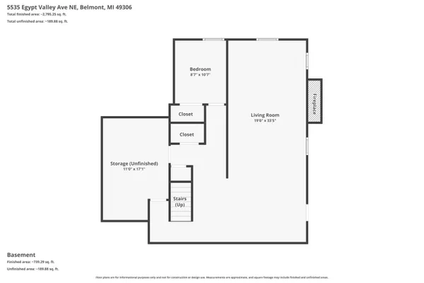 $684,900 | 5535 Egypt Valley Avenue Northeast, Belmont, MI 49306