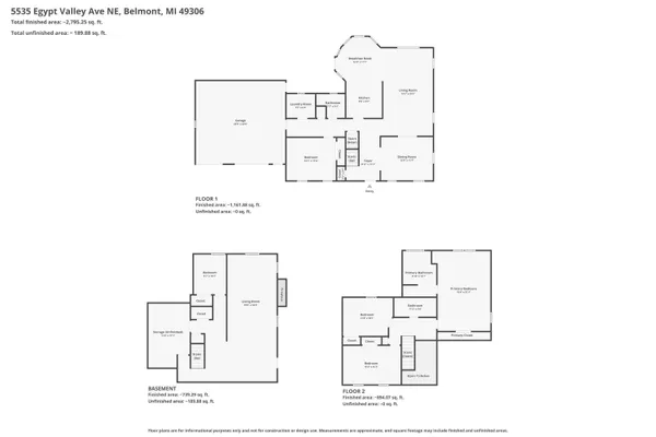 $684,900 | 5535 Egypt Valley Avenue Northeast, Belmont, MI 49306