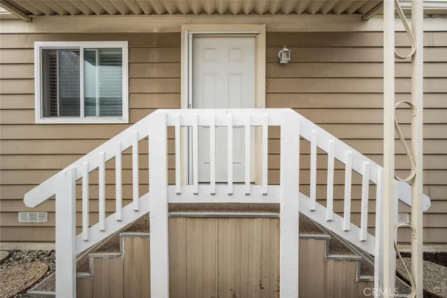 a car parked in front of a house