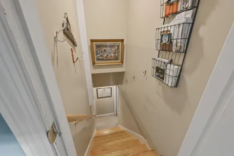 a bathroom with a shower and toilet