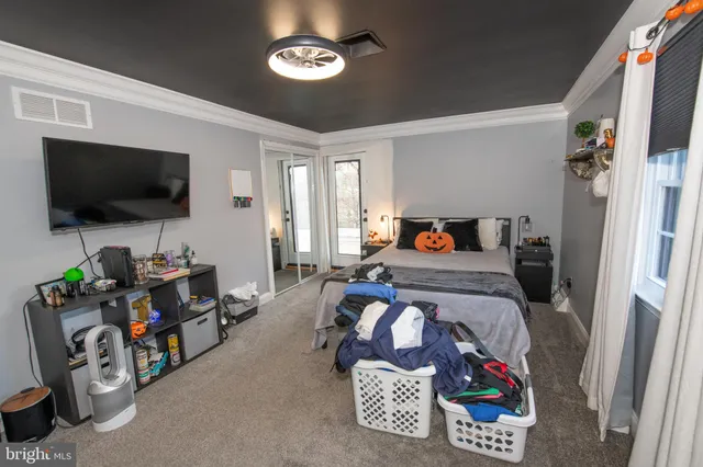 a view of backyard with green space