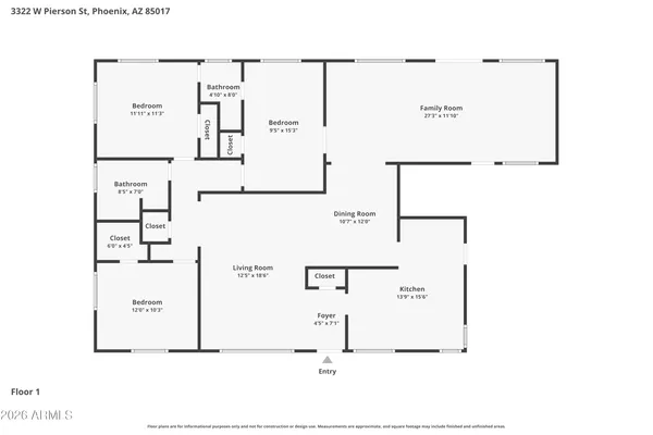 $369,000 | 3322 West Pierson Street, Phoenix, AZ 85017