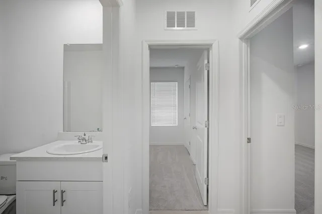 a bathroom with a sink