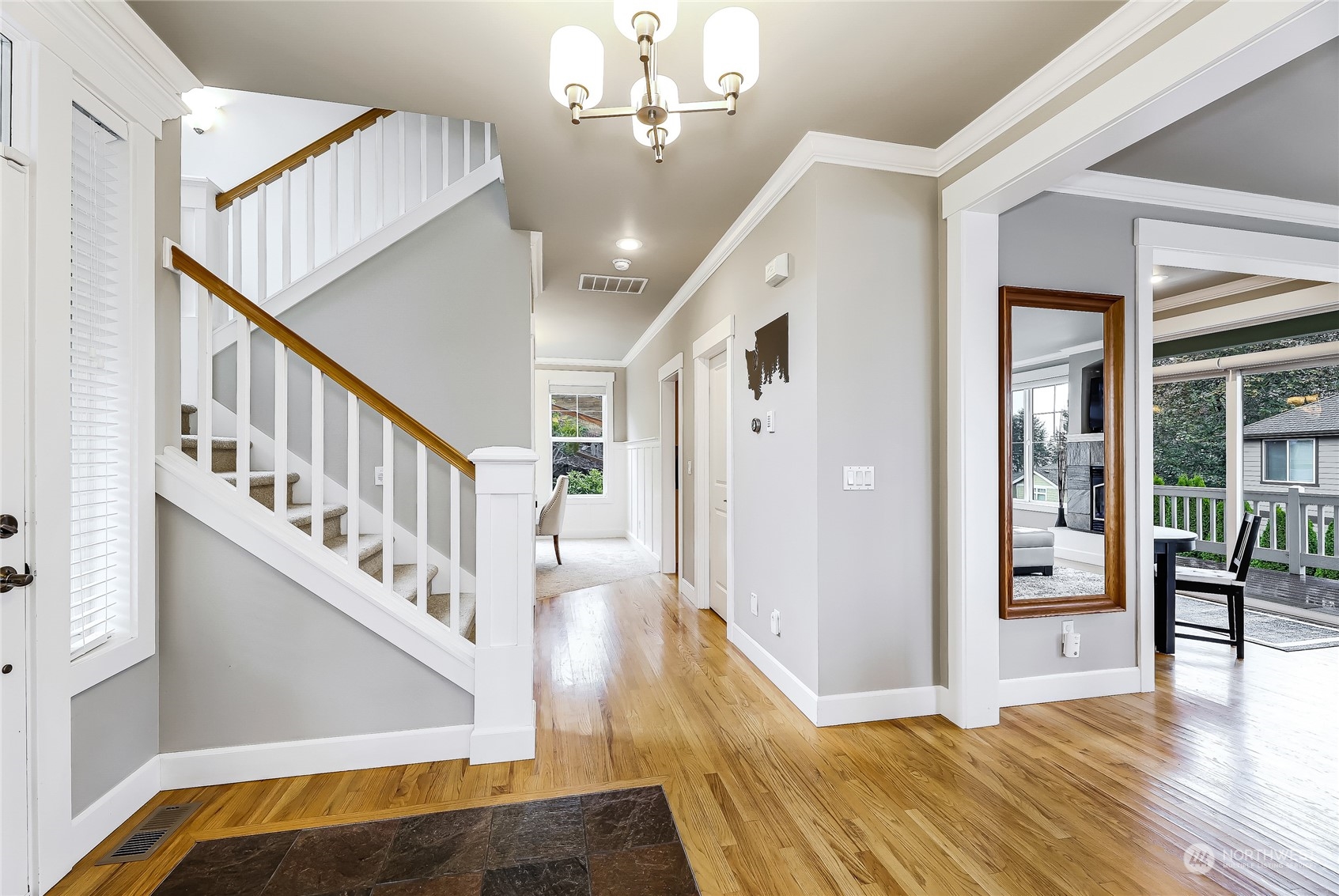 2712 Williams Avenue North Renton, WA 98056 - Photo 5 of 36 a view of entryway and hall with wooden floor