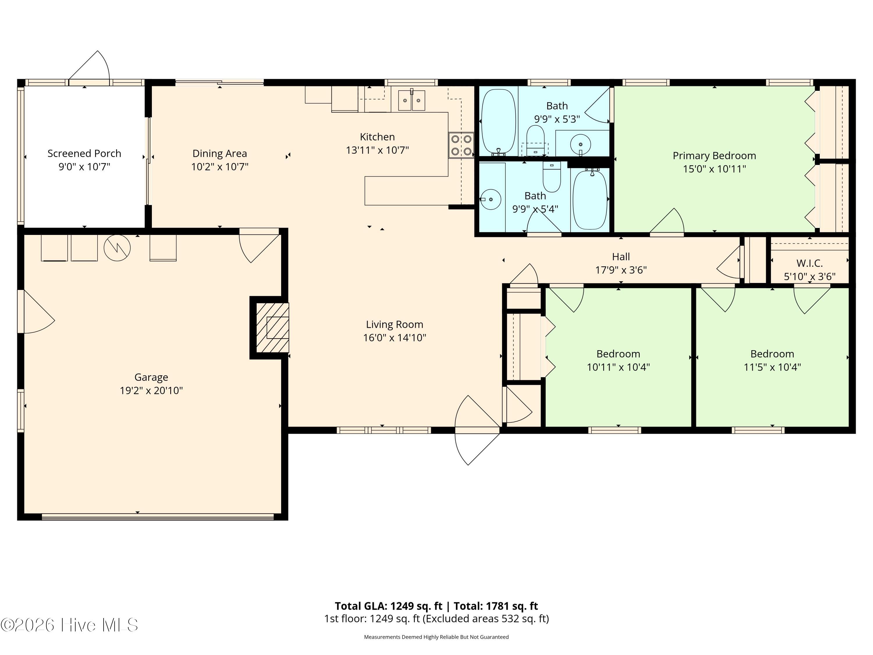 327 Buckhead Road Hubert, NC 28539 - Photo 51 of 51 Floor Plan (1)