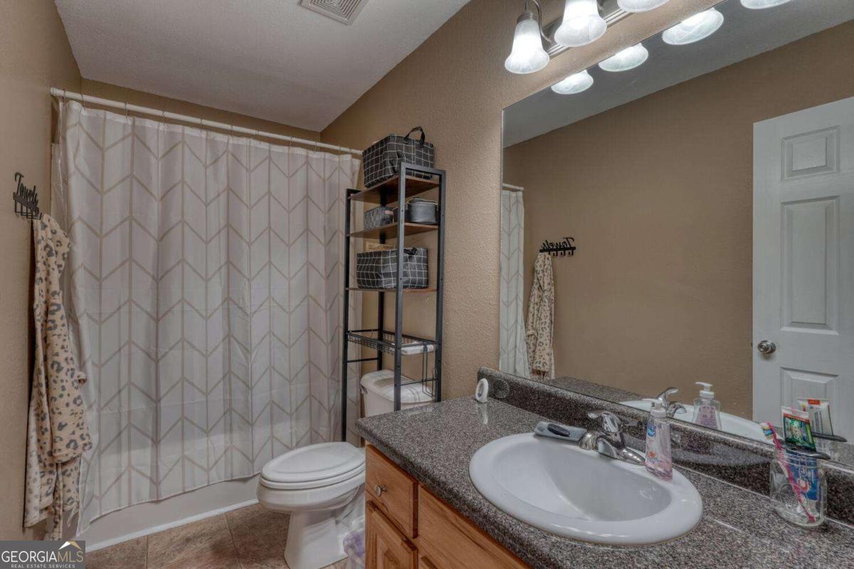 4165 Mobile Road, Unit 4 McCaysville, GA 30555 - Photo 33 of 52 a bathroom with a sink toilet mirror and shower