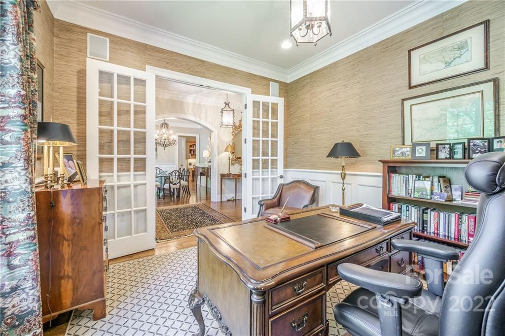 2226 Vernon Drive Charlotte, NC 28211 - Photo 16 of 44 a living room with a table chairs and a large window