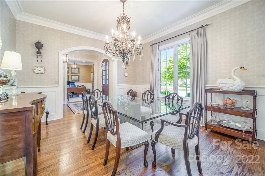 2226 Vernon Drive Charlotte, NC 28211 - Photo 4 of 44 a view of a dining room with furniture window and wooden floor