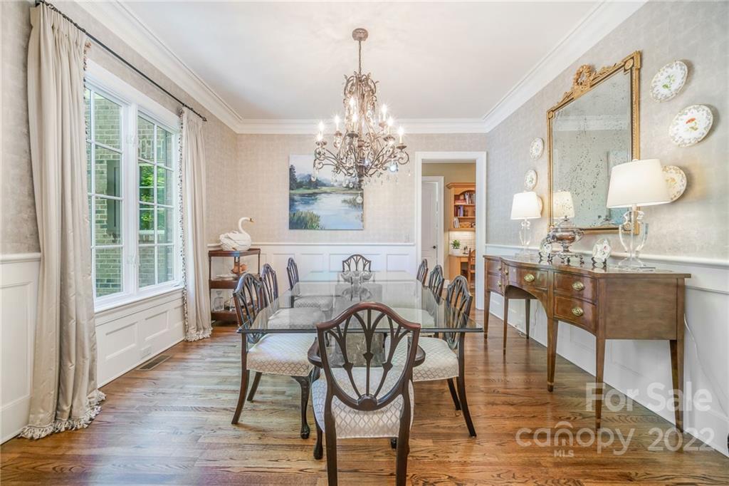 2226 Vernon Drive Charlotte, NC 28211 - Photo 5 of 44 a view of a dining room with furniture window and wooden floor