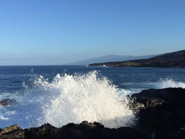 a view of a lake with a ocean view