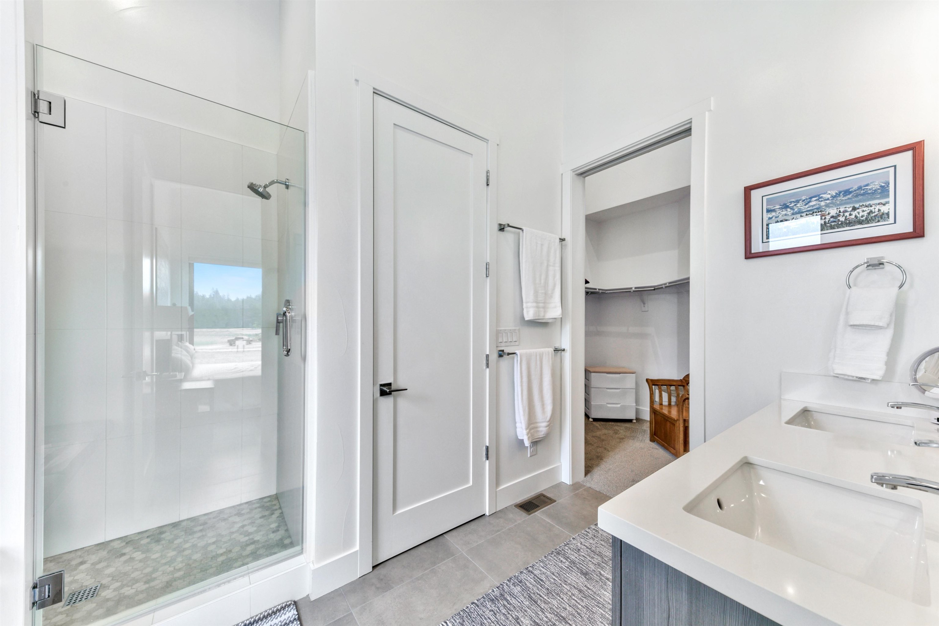 12869 Ice House Loop Truckee, CA 96161 - Photo 19 of 21 a bathroom with a sink and a shower