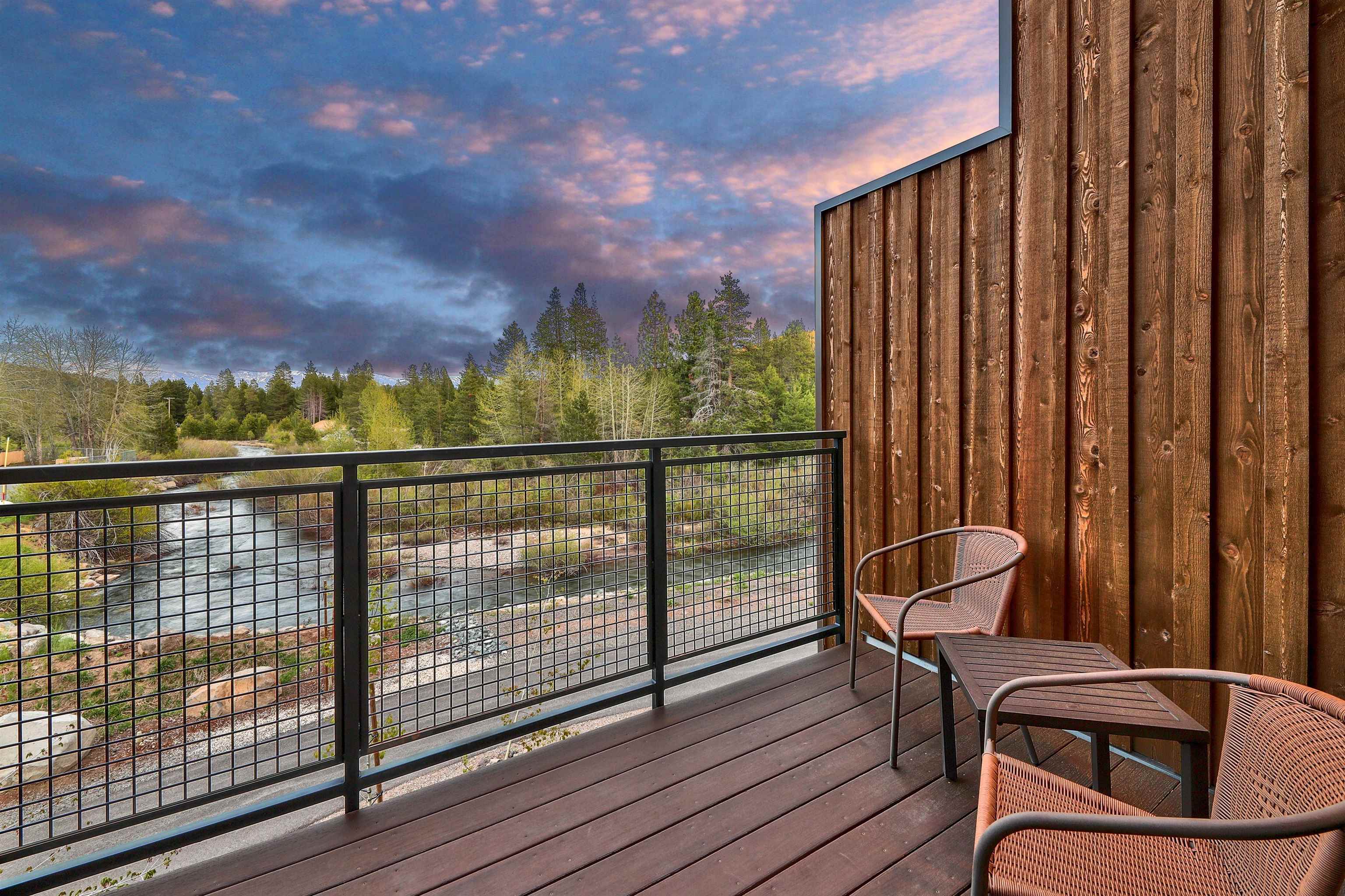 12869 Ice House Loop Truckee, CA 96161 - Photo 7 of 21 a view of a chairs and table in the balcony