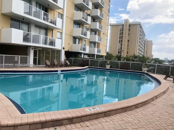 a view of swimming pool with outdoor space